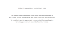 Tablet Screenshot of belcar.com.au
